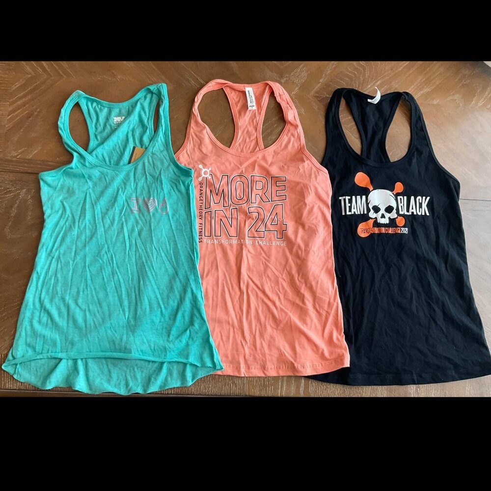 Orangetheory bundle of 3 workout tops Bella Canvas MV Spor SMALL